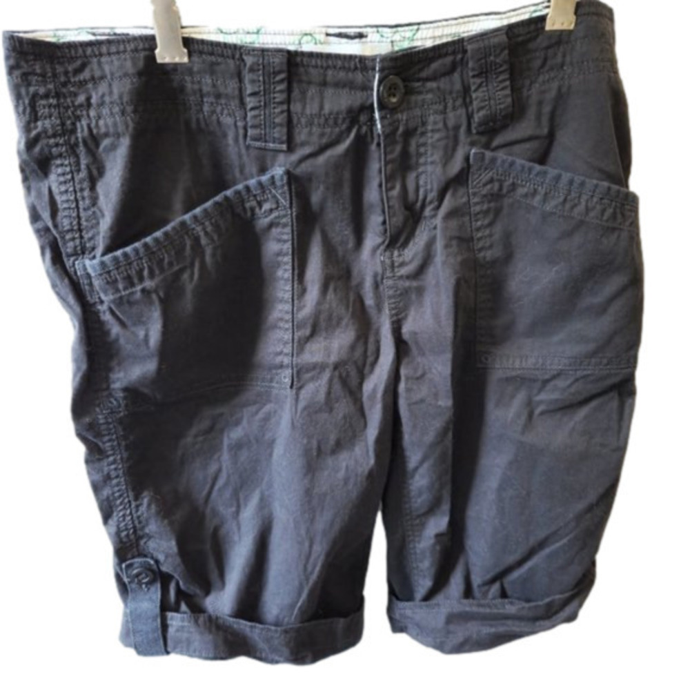 419. Aventura Black Organic Cotton Shorts |10 NWOT